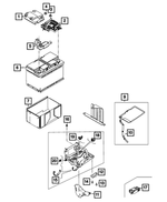 68616568AA - : Battery Tray for Dodge: Hornet Image
