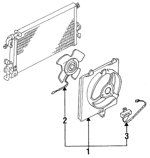 Condenser Fan for 1991 Dodge Colt #0