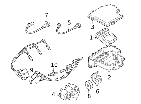 Powertrain Control for 2005 Volkswagen Passat #1