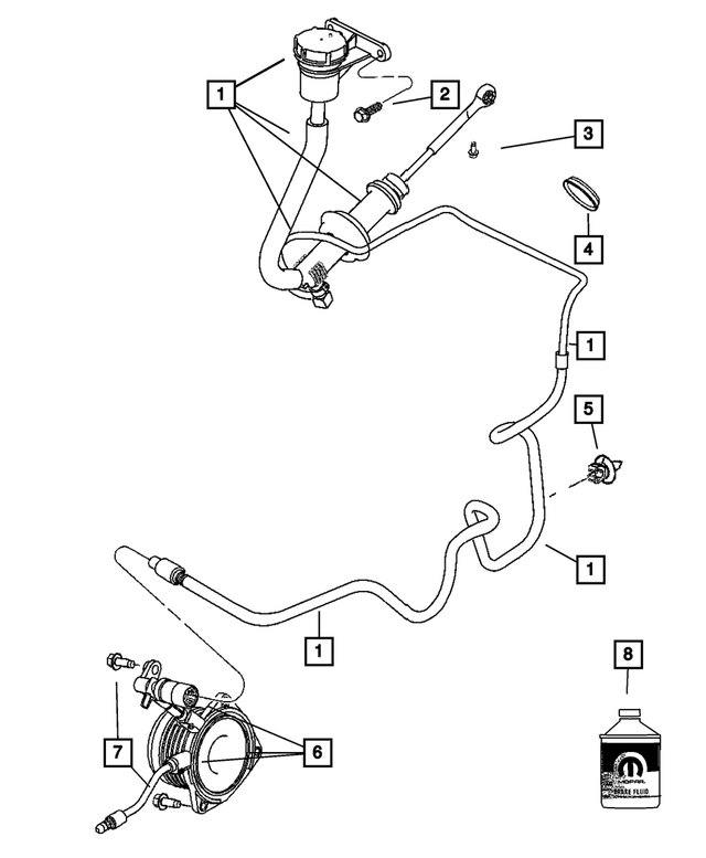 6500776 - Clutch: Hex Head Screw And Washer for Mopar Image