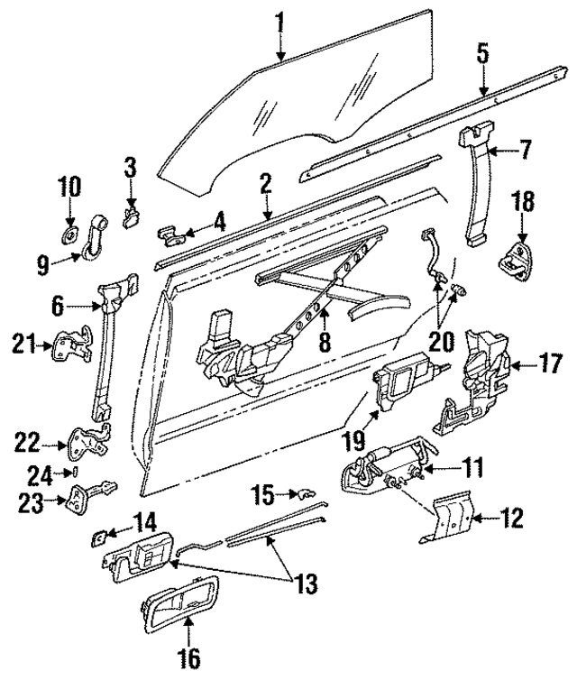 62131AA301 - : Door Latch Assembly for Subaru Image