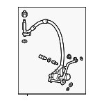 86828094 - HVAC: Front Suction Hose for Cadillac: Escalade, Escalade ESV Image