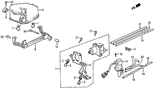 Air Jet Control (DX) for 1986 Honda Prelude #0