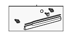 7507248090B0 - : 2011-2013 Toyota Highlander - Door Molding for Toyota: Highlander Image