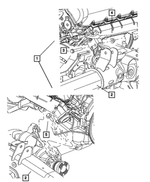 6101962 - Engine Mounting: Hex Flange Head Bolt, Right And Left for Mopar Image image