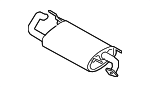 44300FL001 - Exhaust: Muffler &amp; Pipe for Subaru Image