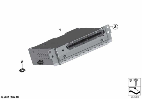Radio, Multi-Information Display for 2014 BMW 320iX #0