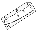 6515A411BA - Body: Spoiler for Mitsubishi: Mirage Image