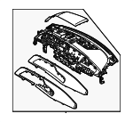 84710CV000CVH - : Instrument Panel for Kia Image