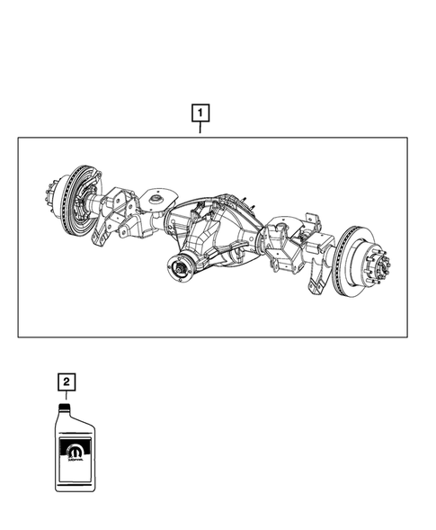 Rear Axle Assembly for 2016 Ram 3500 #0