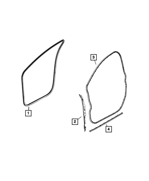 Weatherstrips and Seals for 2015 Chrysler 200 #0