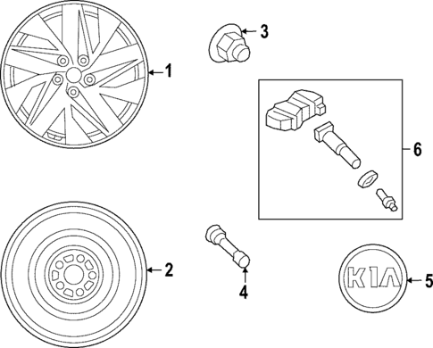 Wheels for 2024 Kia Sorento #2