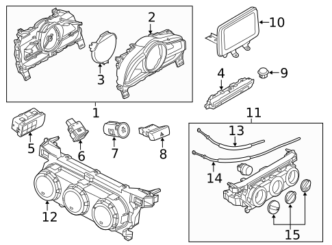Controls for 2020 Toyota Yaris #0