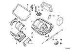 64118390958 - Heater and Air Conditioning: Cover for BMW Image
