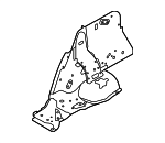 LR129275 - Body: Inner Wheelhouse for Land Rover: Defender 110, Defender 130, Defender 90 Image