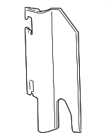 20944511 - Cooling System: Side Air Baffle for Chevrolet: HHR Image