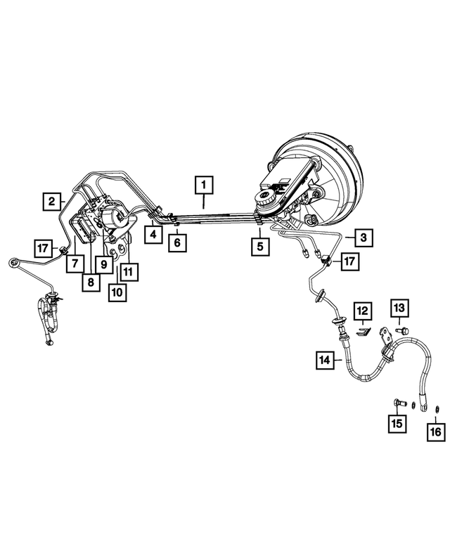« 5085568AI – Brakes : Frein Ensemble De Tube pour Mopar Image »
