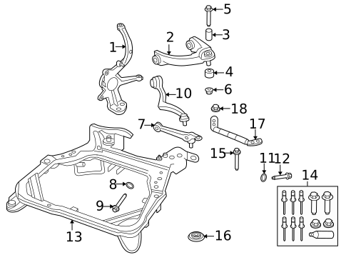 Suspension, Springs & Related Components for 2007 Ford Fusion #1