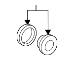 8W0698671A - Brakes: Seal Kit for Audi Image