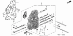 24630P24J00 - Transmission - Automatic: ARM, CHANGE DETENT for Honda Image