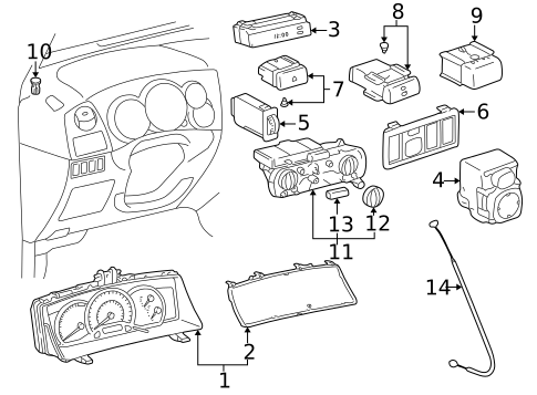 Gauges for 2008 Toyota Corolla #0