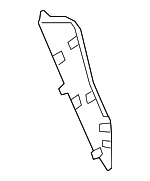 F1EZ5804567DB - Body: Bezel for Ford: Focus Image