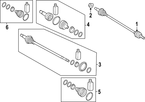 Drive Axles for 2025 Kia Sportage #1