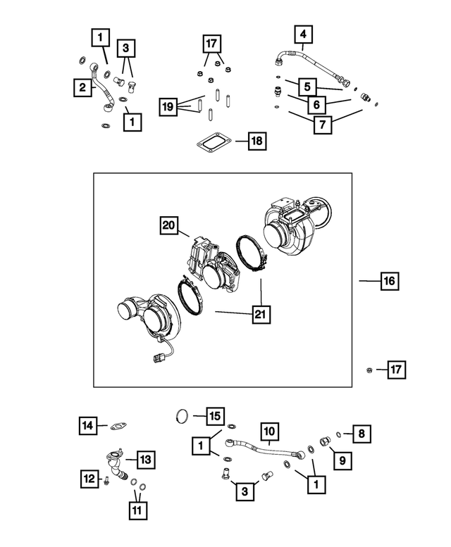 68005447AA - 6.7L Turbo Diesel; Engine: Female Fitting for Mopar Image image