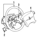 MR745709 - : Steering Wheel for Mitsubishi Image