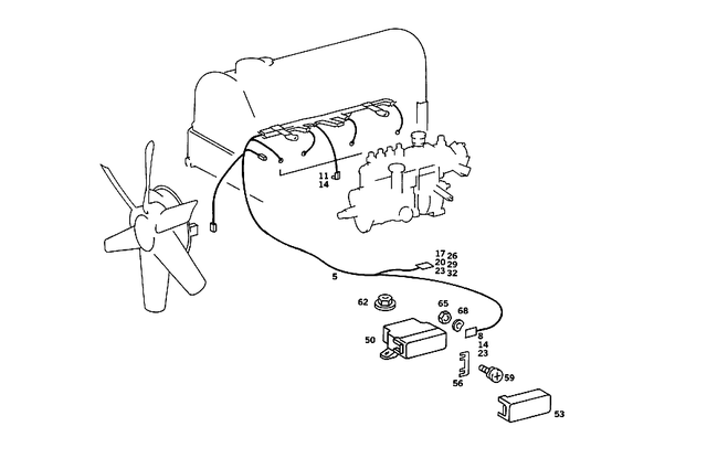 2015406010 - Electrical Equipment and Instruments: Wiring Harness for Mercedes-Benz Image image