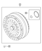 68724781AA - : Torque Converter Kit for Ram: 3500 Image