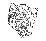3730022650RU - Electrical: Alternator for Kia: Rio, Rio5, Spectra, Spectra5, Sportage Image