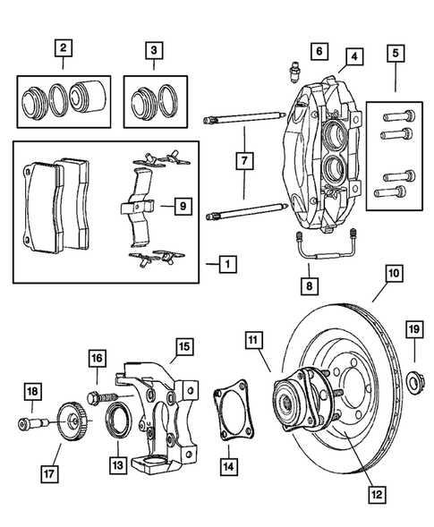 Front Brakes for 2004 Dodge Viper #0