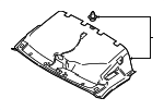 LK4Z6151916HB - Body: Front Headliner for Ford Image