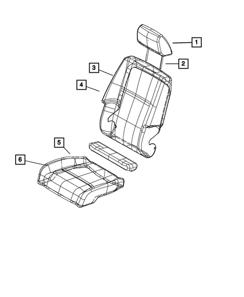 Front Seats - First Row for 2013 Dodge Journey #2