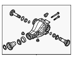 BC500043E - Suspension: Differential Assembly for Audi Image