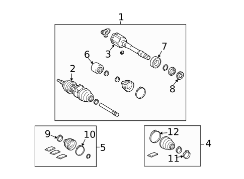 Drive Axles for 2014 Toyota Venza #0
