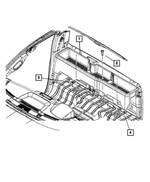55350964AA - Interior Trim: Floor Grommet for Mopar Image