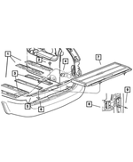 UA94XTMAA - Interior Trim: Organizer Receptacle, Right for Mopar Image image