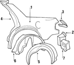 12396328 - Body: Outer Panel for Pontiac: Bonneville Image