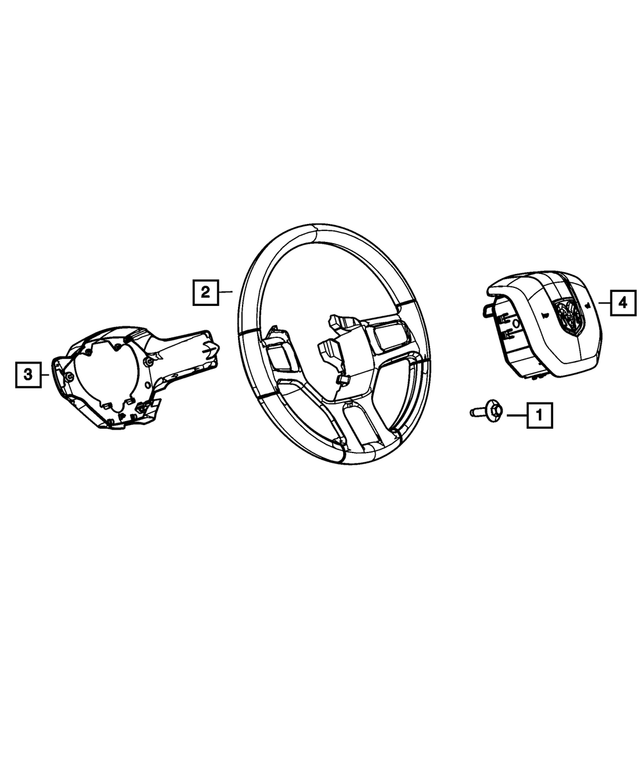 1EF391TVAH - : Steering Wheel for Mopar Image