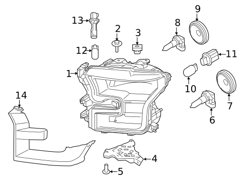 Lighting - Exterior for 2015 Ford F-150 #1