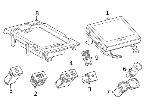 Electrical Components for 2025 Lexus LX700h #3