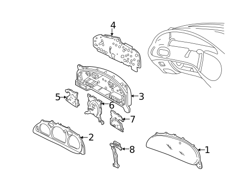 Instruments & Gauges for 2005 Ford Taurus #0