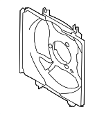 73313AG02C - HVAC: A/C Condenser Fan Shroud for Subaru Image