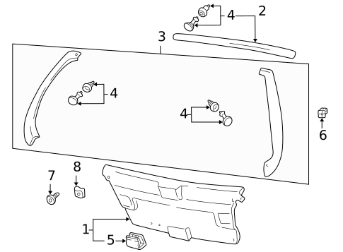 Interior Trim for 2001 Saab 9-3 #0