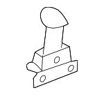 1J0857781BU71 - Electrical: Seat Belt Guide for Volkswagen: Golf, Jetta Image