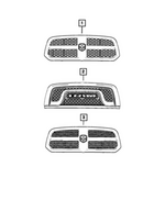 5QX141SCAA - Exterior Ornamentation: Radiator Grille for Mopar Image