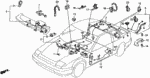 32146SH3003 - Electrical/Exhaust/Heater/Fuel: CONNECTOR, DIODE (2P) for Honda Image