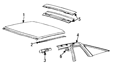 Roof for 1986 Dodge Charger #0